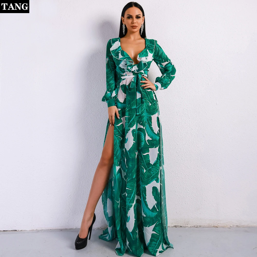 Сексуальное платье Новое высококачественное подиумное 2019 весна лето женские