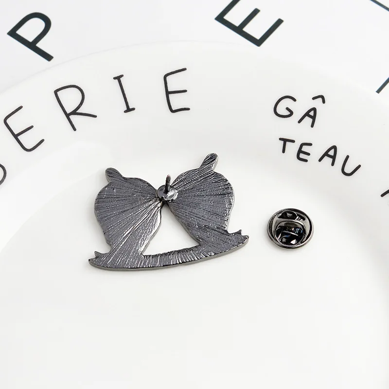 1PCS Heart Gesture Brooch wholesale Whatever Forever Eternal Love Good Friends Enamel Pin Denim Coat Badge Couple Jewelry | Дом и сад