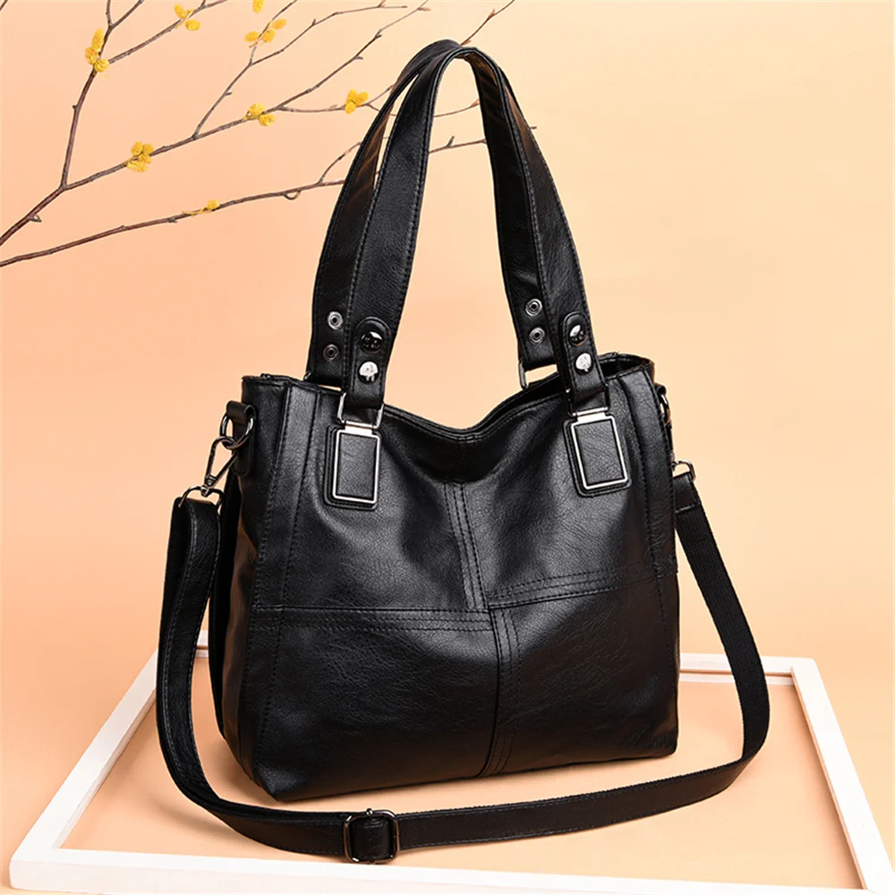 Sac A основной Femme Лоскутные кожаные роскошные сумки женские сумки дизайнерские женские ручные сумки Большие женские сумки через плечо Повседневная Сумка-тоут