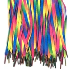 1 пара разноцветных шнурков с радужным градиентным принтом; Туфли на плоской подошве; Повседневная обувь; Цветные шнурки; 80 см100 см120 см; BC-1