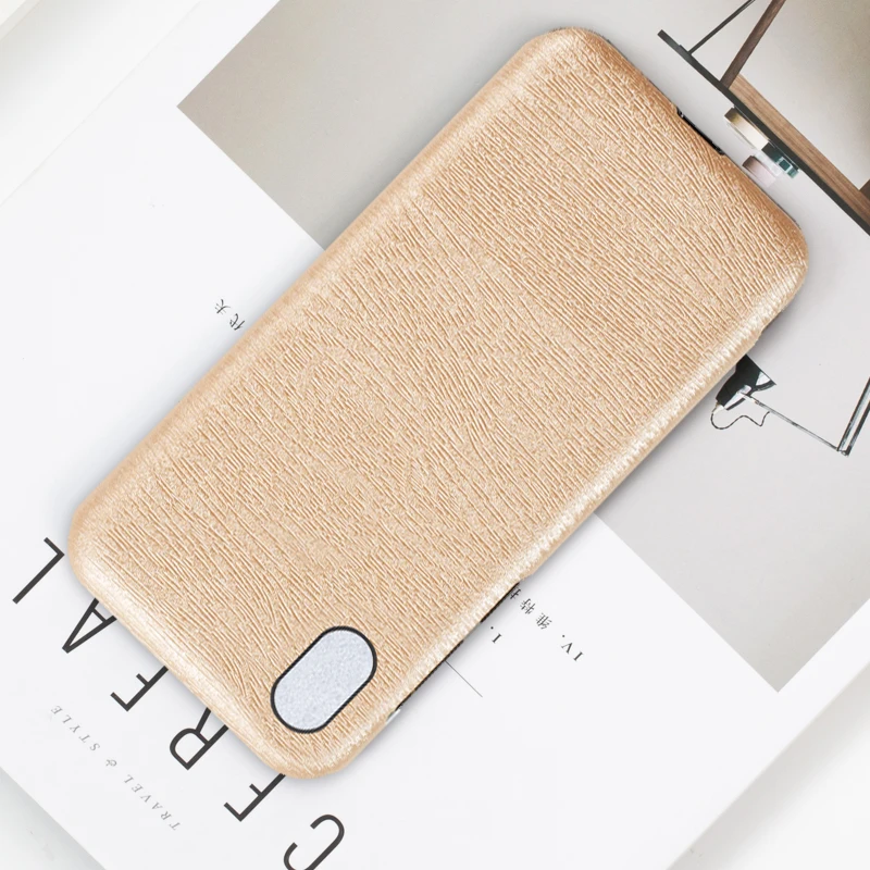 Чехол для телефона из искусственной кожи с деревянным лицевым покрытием Xiaomi Redmi 7A