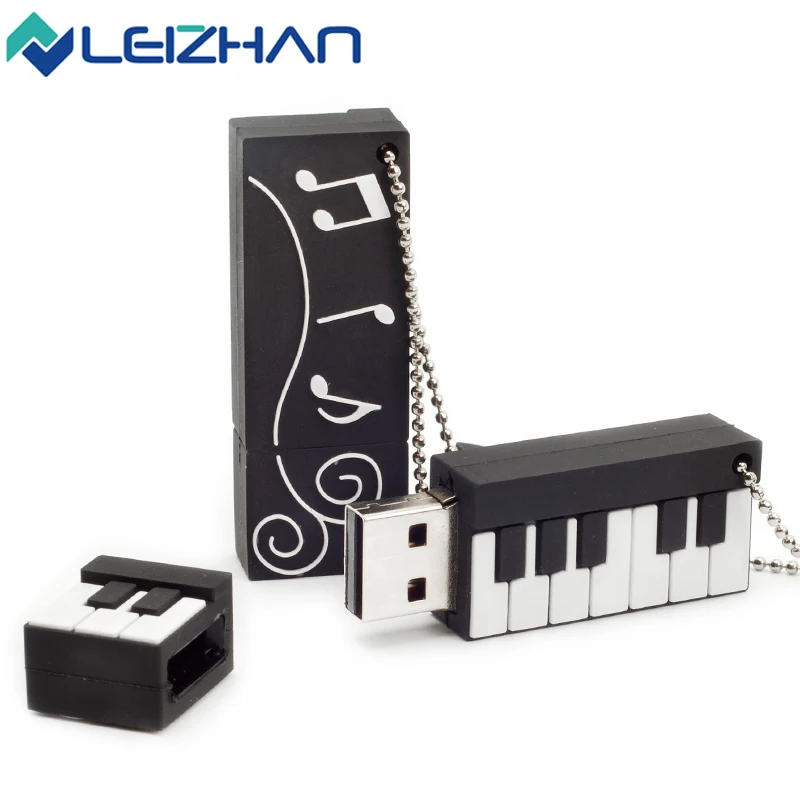 Leizhan usb флэш-накопитель 2.0 музыкальный U stick 64 г флешки 32 накопитель 16 диск памяти 8