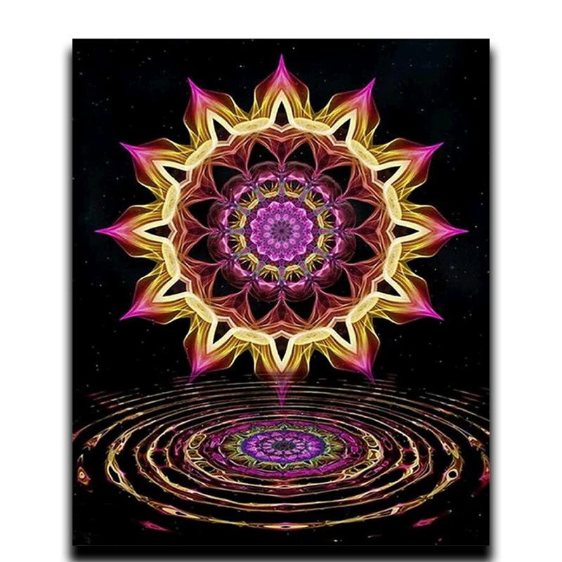 

Diy Diamond paint cross stitch round Crystal Rhinestone Diamond Mosaic embroidery Sun flower picture