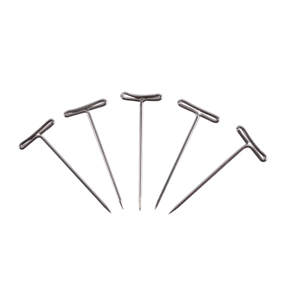 

100 шт., Т-образная игла для парика, T-PINS (40 мм)