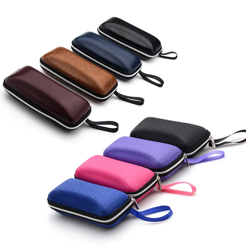 Новинка 2016 лидер продаж чехол для солнцезащитных очков из ПУ волокна на молнии