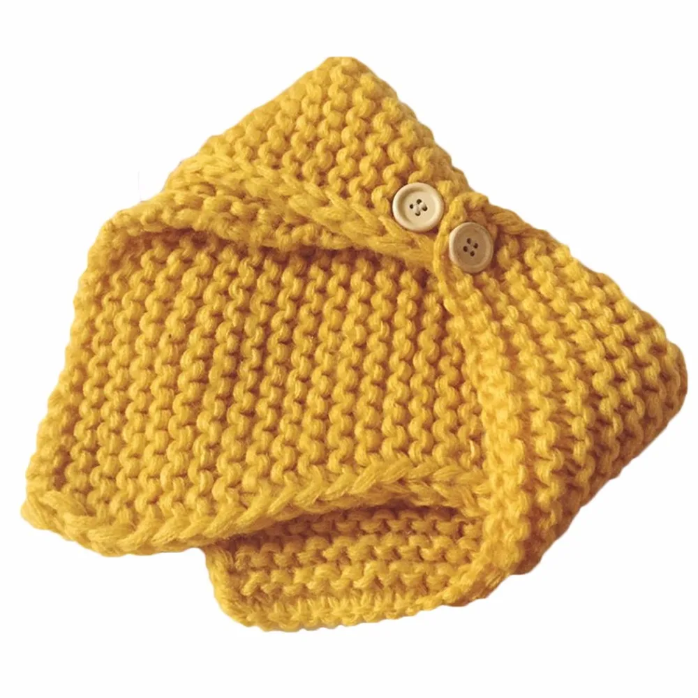 2017 детский зимний шарф модная детская шерстяная накидка воротник на пуговицах