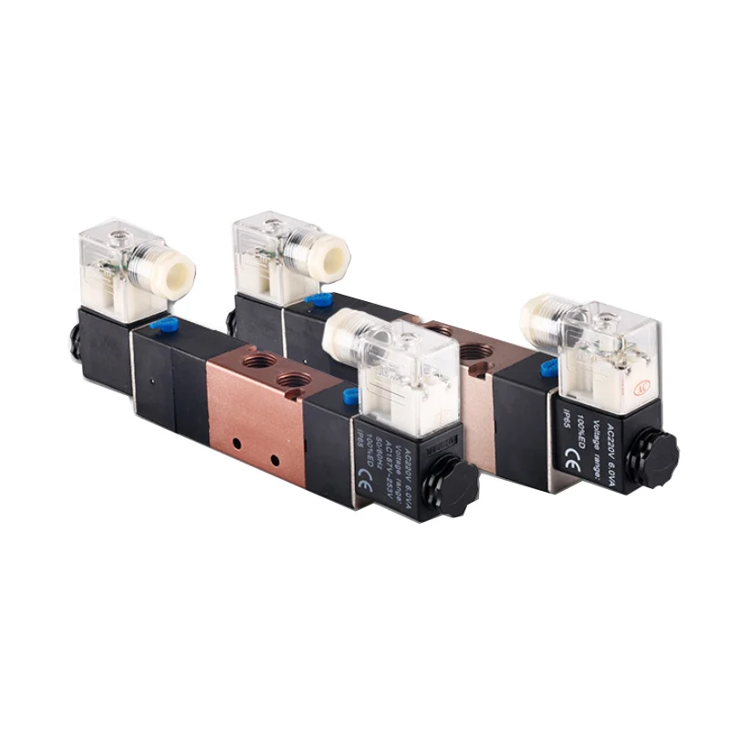 4V220-08 1/4&quot DC24V DC12V AC220V AC110V 5 Port 2 Position Air Solenoid Valve | Обустройство дома