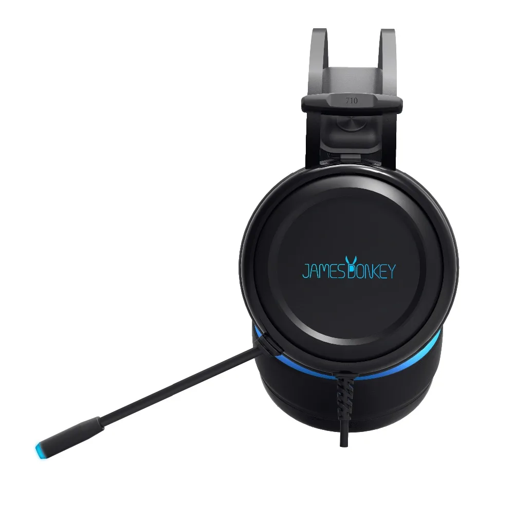 Игровая гарнитура JAMES DONKEY 710 с микрофоном 7 1 крутые дизайнерские Игровые наушники