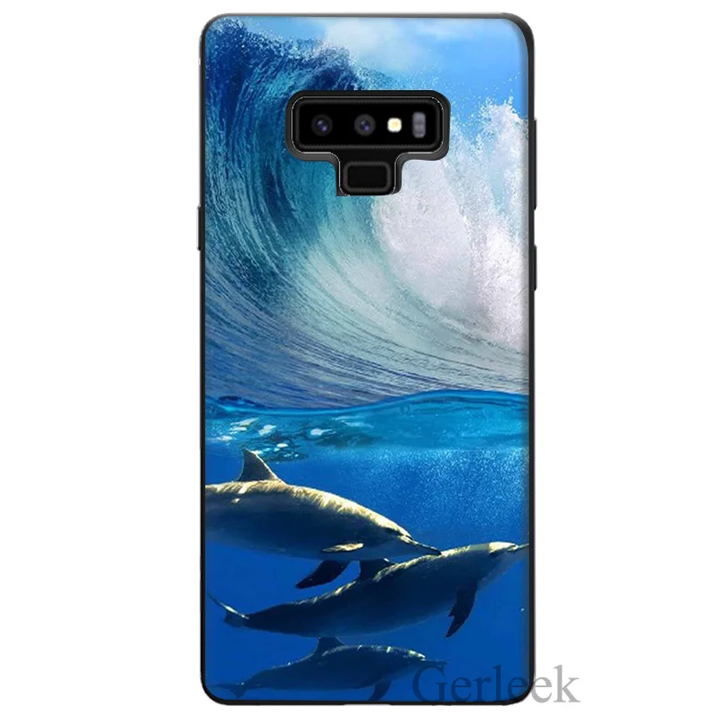 Чехол для телефона Ocean Dolphin Dance And Jumping Galaxy A5 A6 Plus 2017 A8 2018 Note 8 9 | Мобильные телефоны и