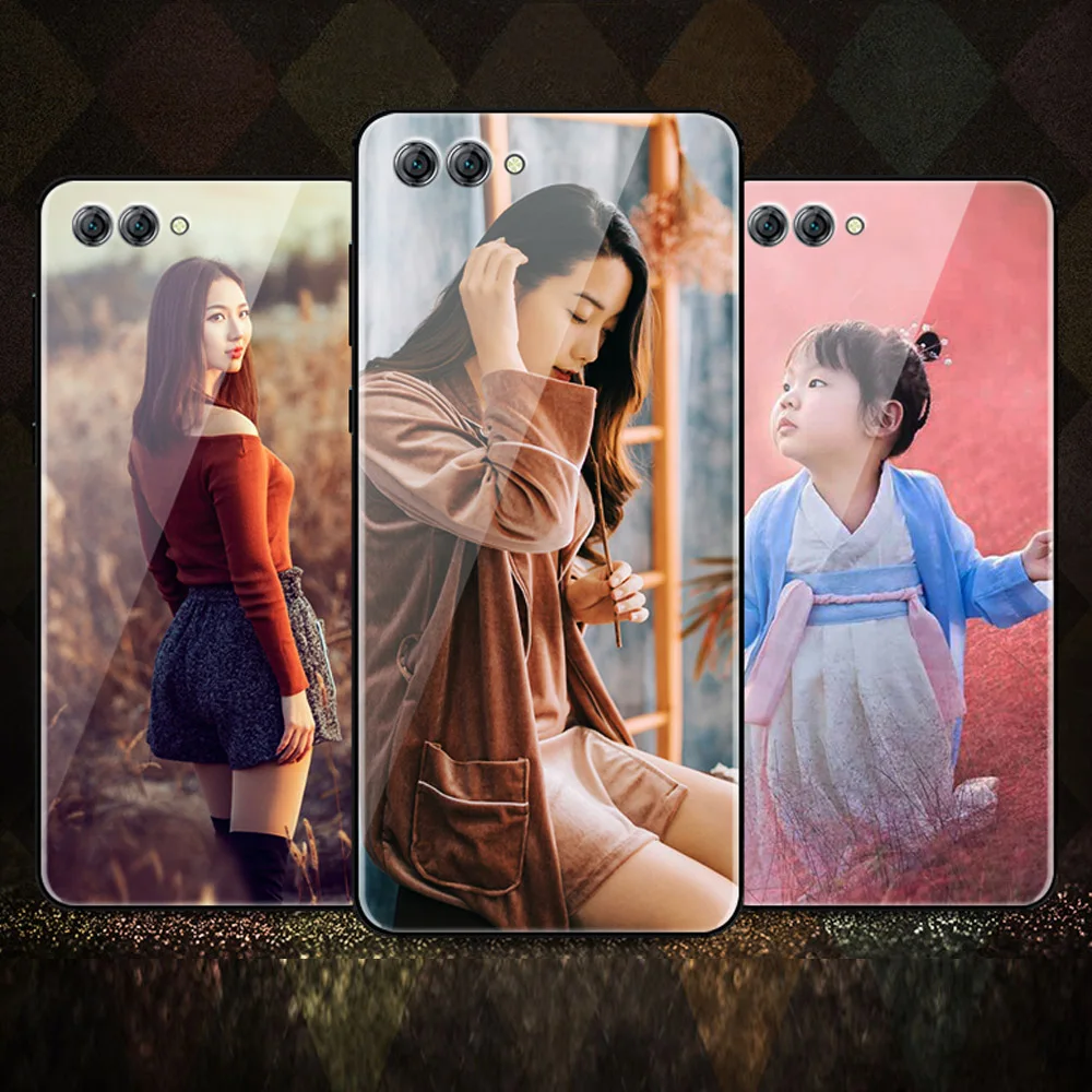Asuwish Чехлы под заказ милый чехол из закаленного стекла для huawei P10 Plus P 10 10plus P10plus