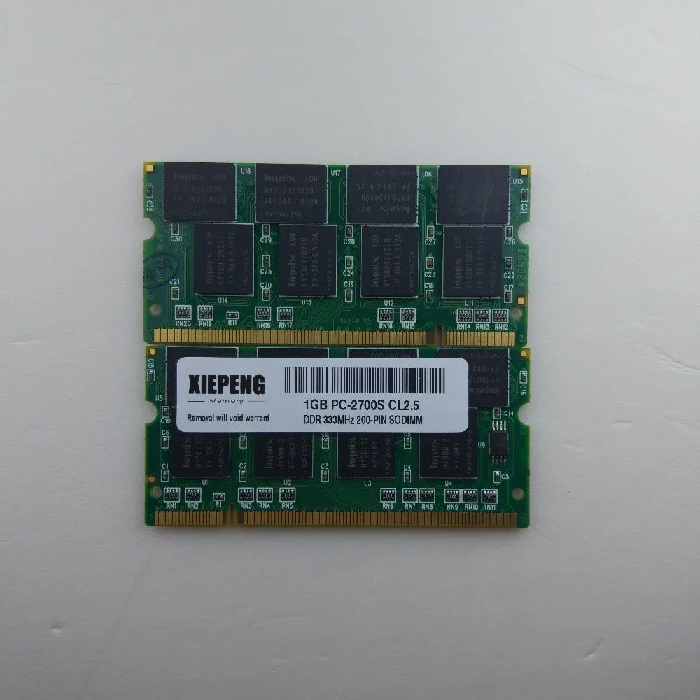Память ноутбука 1 ГБ DDR 333 PC2700S RAM 512MB DDR-333MHz для DELL Inspiron 600m 700m 710m 8600 9100 9200 | Компьютеры