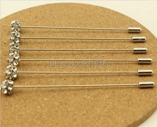 10 шт./лот см в длину большая кристальная длинная брошь для ювелирных изделий