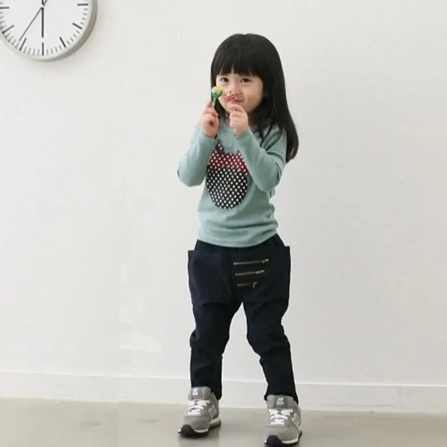 

Пуловер детский осенний, с длинным рукавом, для девочек От 3 до 7 лет