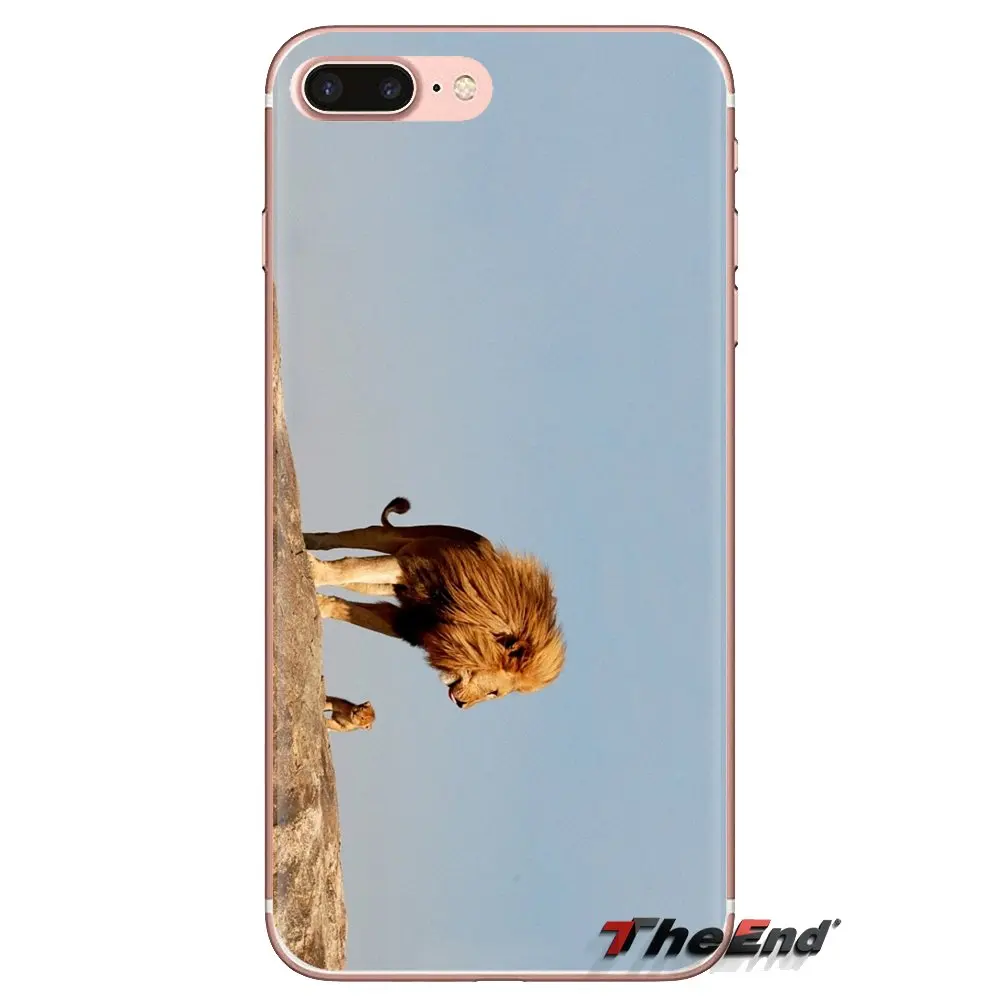 Silicone Phone Case Cover Male Lion Faces Poster For Sony Xperia Z Z1 Z2 Z3 Z5 compact M2 M4 M5 C4 E3 T3 XA Huawei Mate 7 8 Y3II |