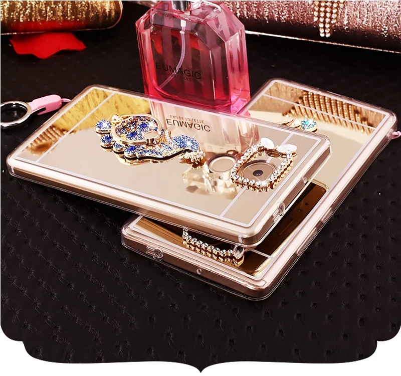 For Huawei P20 Pro Lite Peacock Heart Finger Ring Holder Mirror Case P10 P9 P8 Plus 2017 Honor 8 9 V8 Nova Cases |