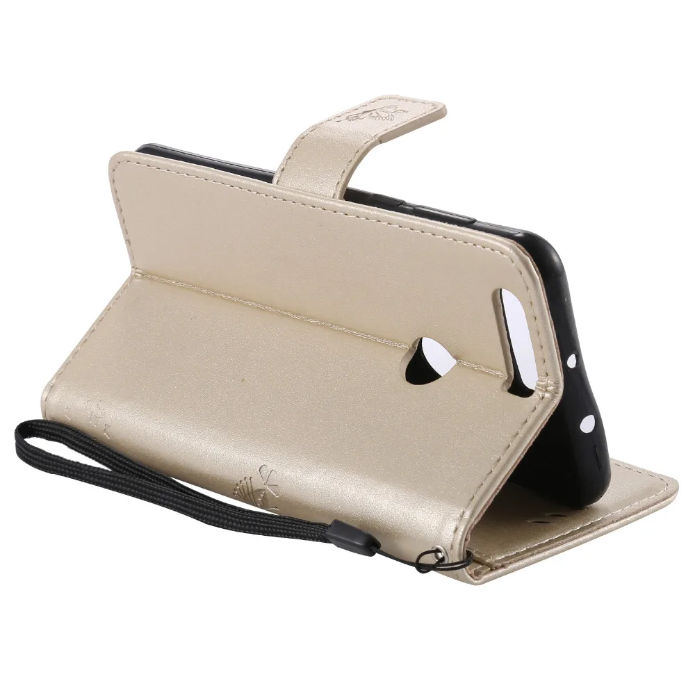 Deluxe бабочка цветок дерево кожа флип Бумажник сумка чехол для Huawei Honor 8 honor8 frd al00