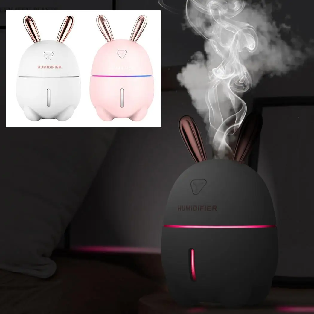 Форма мультяшного кролика ультразвуковой немой ночник мелкокапельный