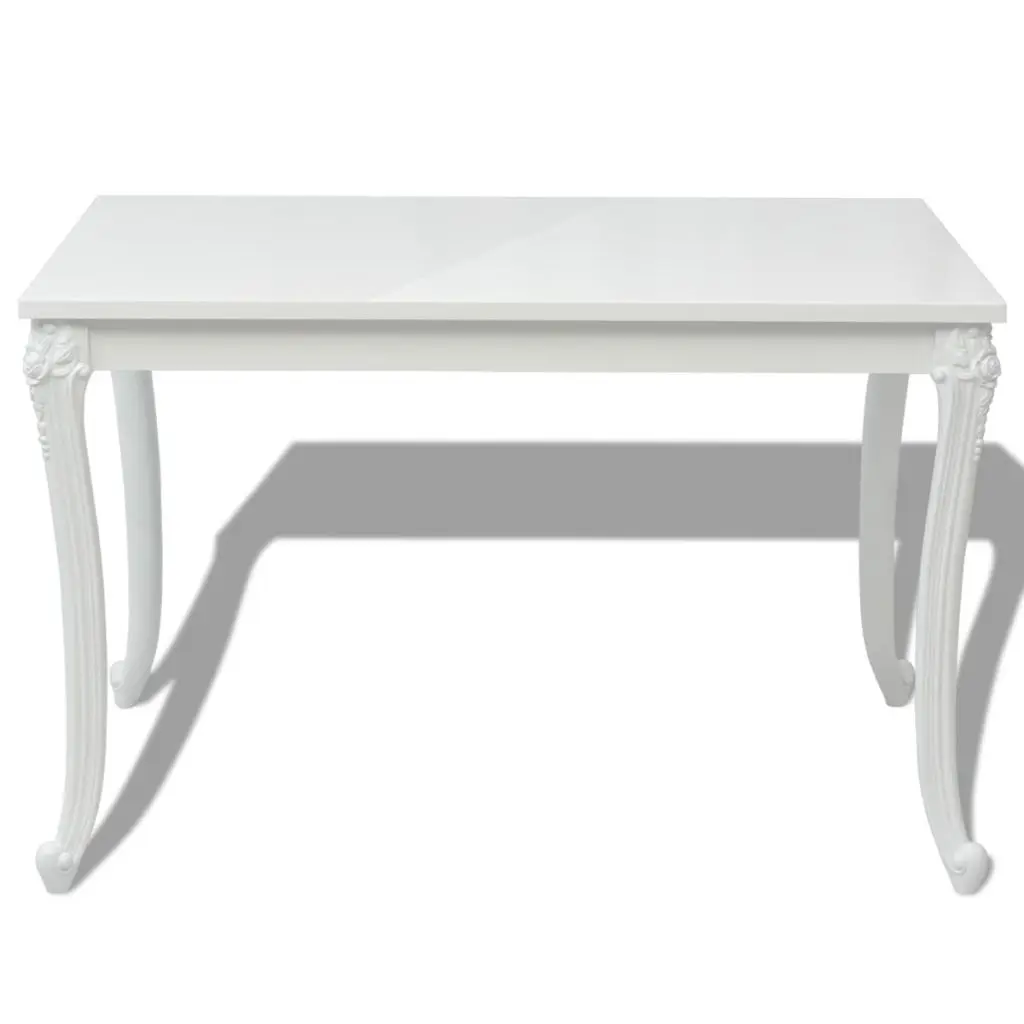 VidaXL обеденный стол 47 2 &quotх 27 6&quot х 30 &quotHigh Gloss White|dining table|table diningdining table gloss |