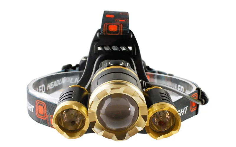 Белый желтый светильник 3T6 cree xml t6, светодиодный налобный фонарь, налобный светильник, перезаряжаемый светильник-вспышка, налобный фонарь, водонепроницаемый
