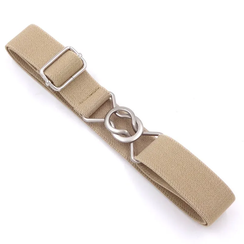 Stretch elastic children with 8 - word fastening leisure simple boy and girl belts FY18101901 | Аксессуары для одежды