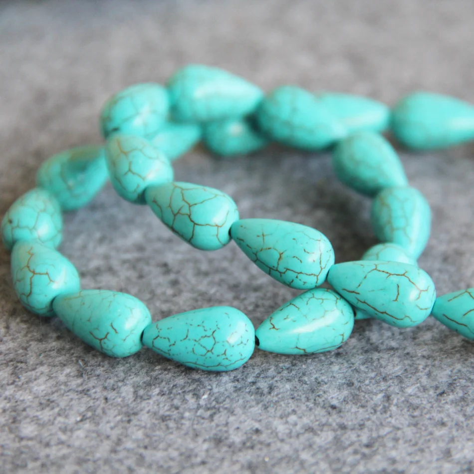 Модные 7*15 мм Подвески натуральная реальная реальность Howlite сделай сам свободный