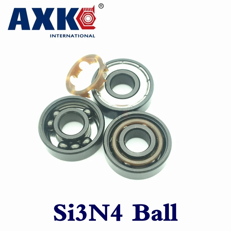 AXK 608 608z swiss BSB ABEC 11 черные 6 шариков Si3N4 гибридные керамические шарики для