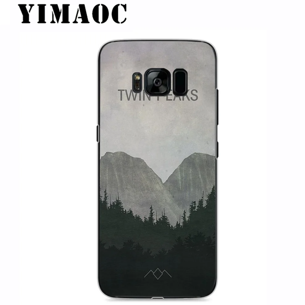 YIMAOC Twin Peaks Soft Silicone Case for Samsung Galaxy S10 S10E S9 S8 Plus S7 S6 Edge &amp Note 9 8 Cover |