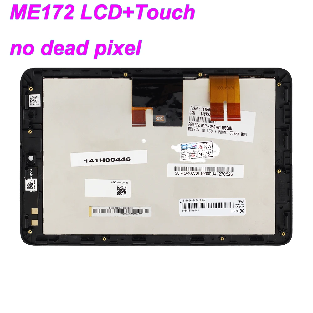 ЖК-дисплей 7 дюймов для Asus MeMO Pad ME172V ME172 K0W сенсорная панель стекло дигитайзер в