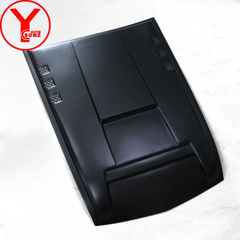 Защита капота для MITSUBISHI PAJERO SPORT Shogun montero L200 Triton Совок автомобильные аксессуары для PAJERO SPORT YCSUNZ - Цвет: black