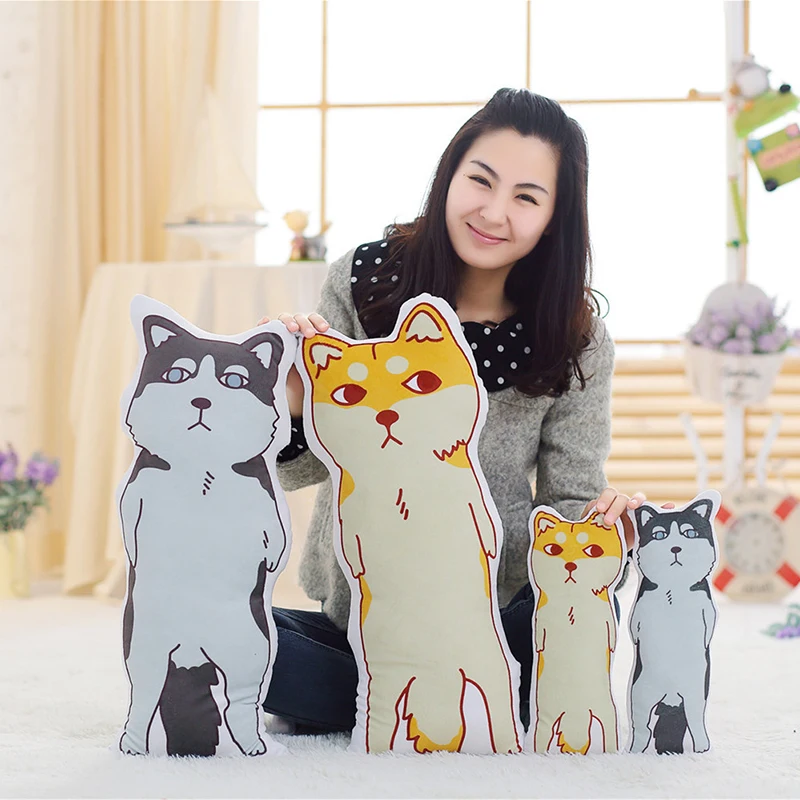 Смешной моделирования Хаски Лисья Секретная служба (Inu Shiba собаки плюшевые