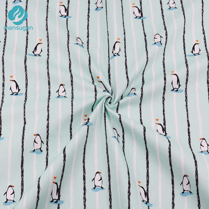 С рисунками животных из мультфильмов Коллекция 100% хлопчатобумажная ткань