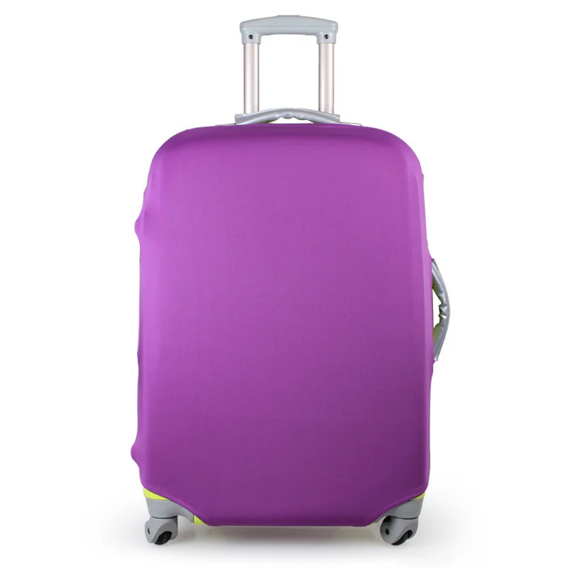 Purple OKOKC твердый дорожный эластичный чехол для чемодана, защитный чехол, растягивающийся для 18-32 дюймовых чехлов, аксессуары для путешествий - Цвет: Purple
