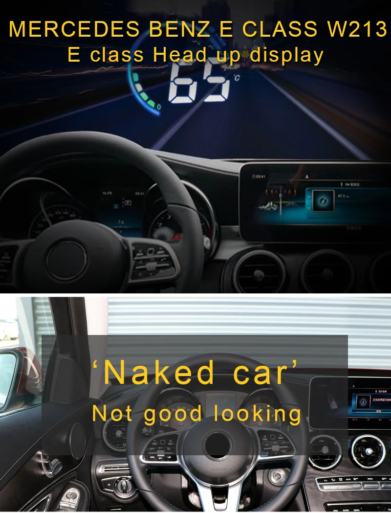 Carманго для Mercedes Benz E Class W213- автомобильный HUD Дисплей на лобовом стекле Предупреждение о превышении скорости проектор сигнализация