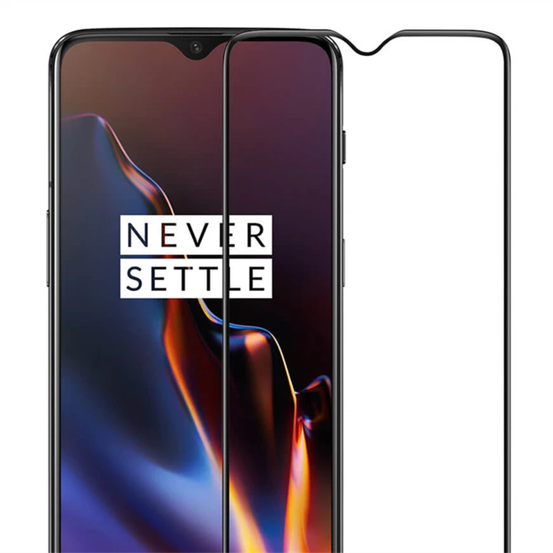 Официальный OnePlus 6T 3D Закаленное стекло протектор экрана Оригинал One Plus 5T черное