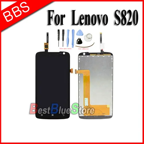 Сменный ЖК-экран с дигитайзером для Lenovo S820 100% новый | Мобильные телефоны и