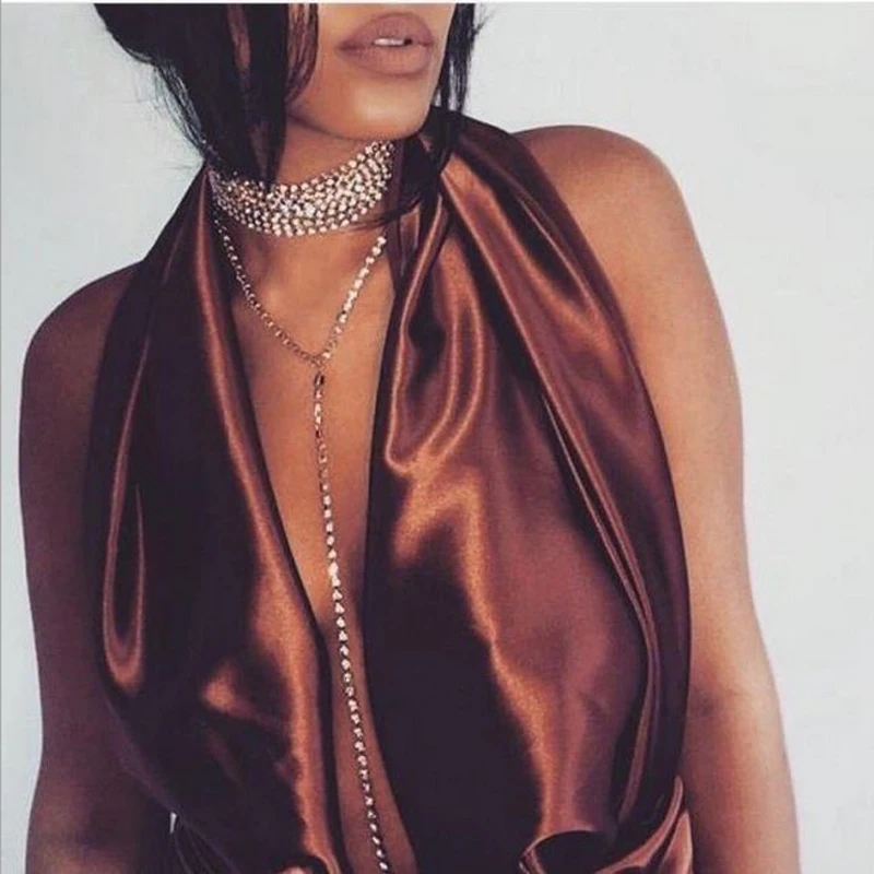 Горный хрусталь колье кристалл gem роскошные Чокеры Ожерелья для мужчин 2017