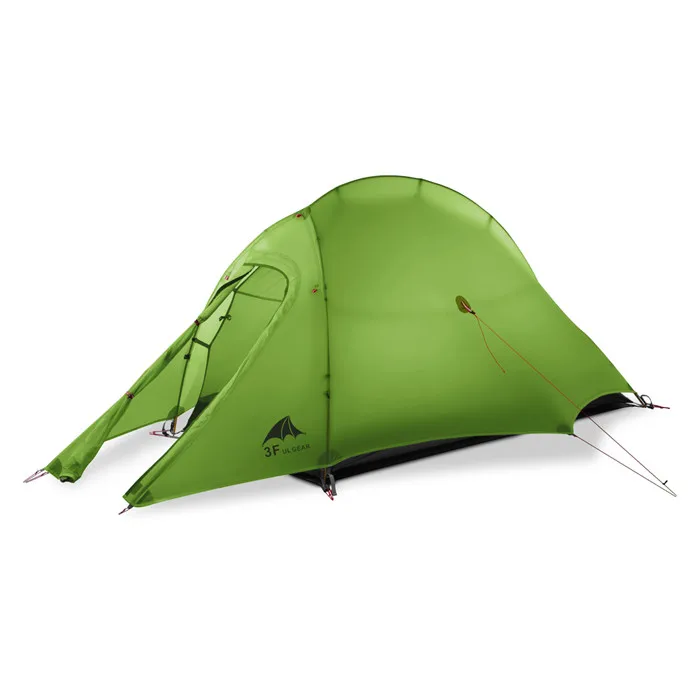 Сверхлегкая палатка 3F UL GEAR Oudoor 4 сезона 1 для одного человека профессиональная 15D