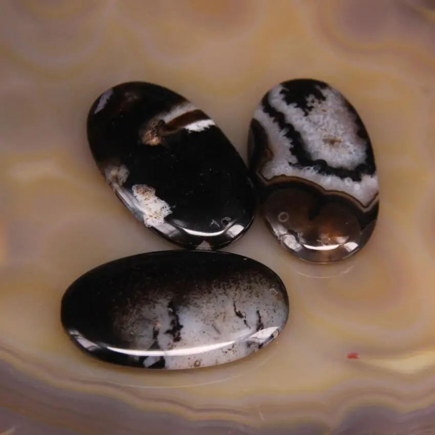 5 шт. Овальные Подвески в виде цветка вишни из агата | Украшения и аксессуары