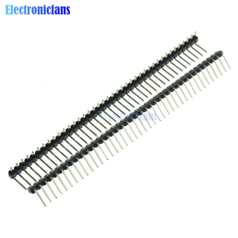 10 шт. 40Pin 2 54 мм Однорядная угловая ШТЫРЬКОВАЯ лента|pin header| |
