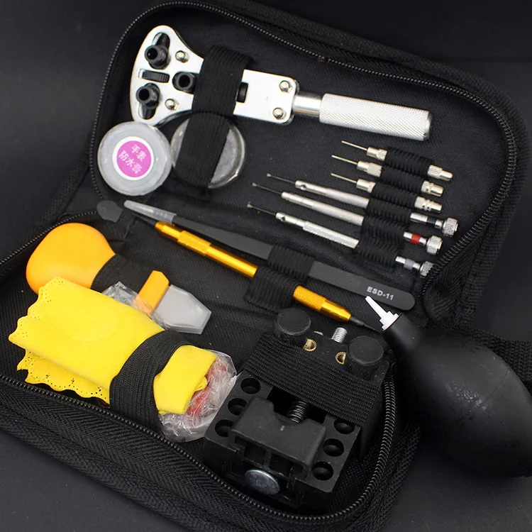 

12pcs China Top Watch Repair Tool Set Multifunctional Watchmakers Set Link Remover Tweezer Wrench Repair Tools Kits WR1006