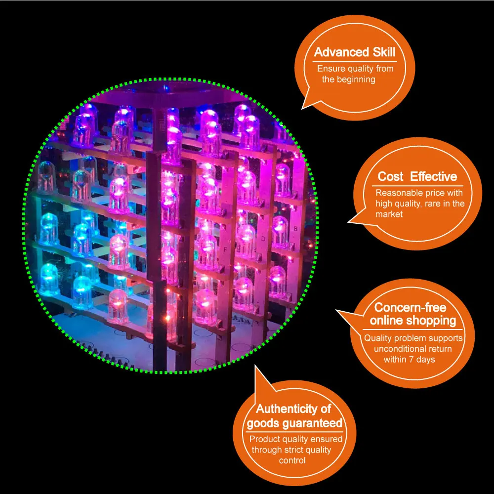 2018 Новинка! Keyestudio 4*4*4 RGB светодиодный дисплей C ube стартовый комплект для Arduino project +