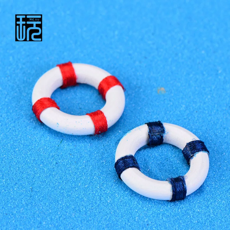 Спасательный круг плавающий модель мини смолы фея сад миниатюры DIY Террариум