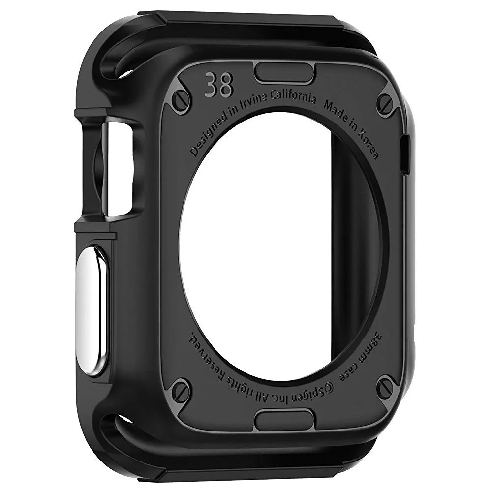 POMER Universal Rugged Cover Armor For Apple Watch Series 2 Case for iwatch 42mm Bumps Scratches Shockproof Protective Skin |