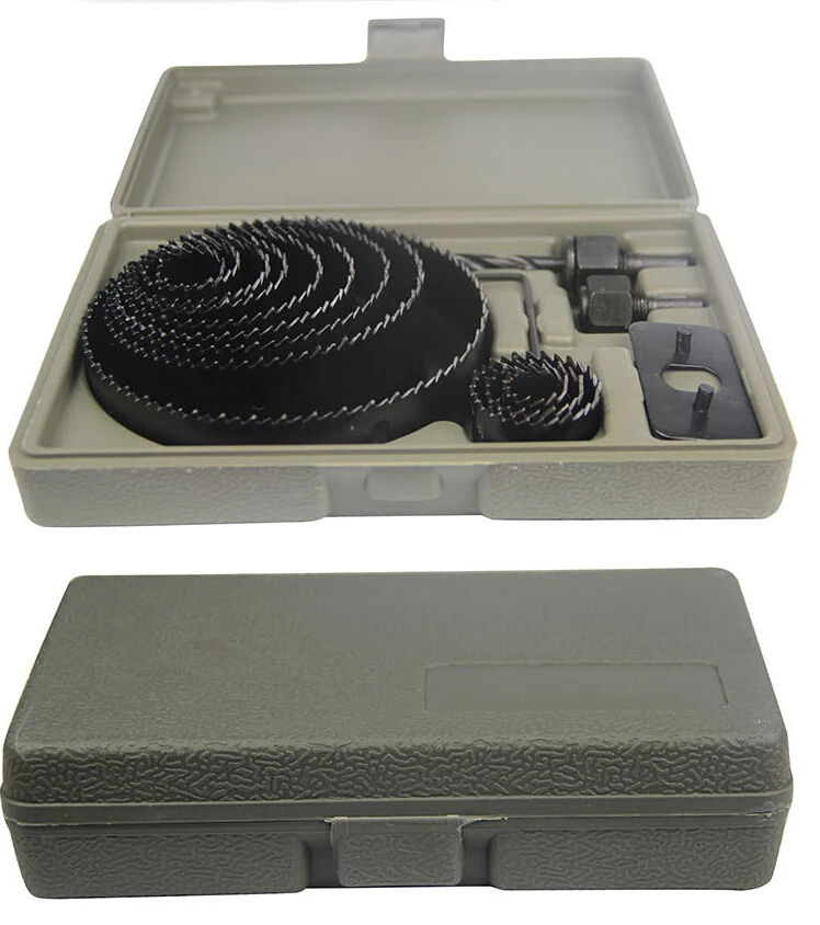 

16pcs DRILL HOLE CUTTER WOOD CUTTING HOLESAW SAW BIT KIT BITS SET UP 4 TO 5 INCH