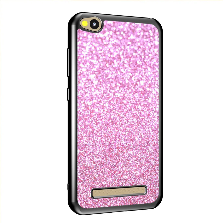 For Xiaomi Redmi 4A 4X 6A Case Soft Silicone Bling shinning Phone Cases Note 4 Mi 8 CaseCover Glitter |