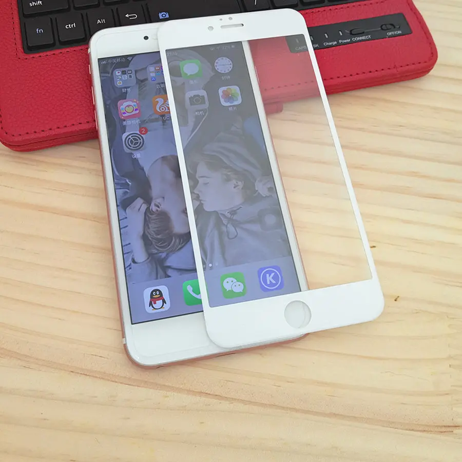 3D углеродное волокно полноэкранное закаленное стекло для iphone X Защитная пленка