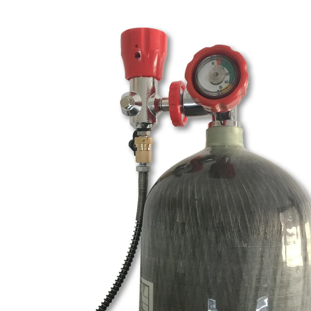 AC168101 6.8L Пейнтбольный бак Pcp воздушный пистолет высокого давления углеродный