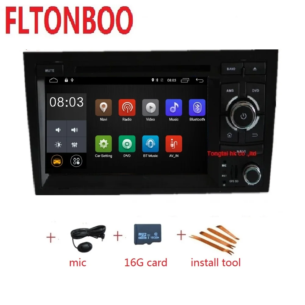 7 &quotAndroid 9 для AUDI A4 2din автомобильный dvd gps навигация wifi радио bluetooth рулевое колесо