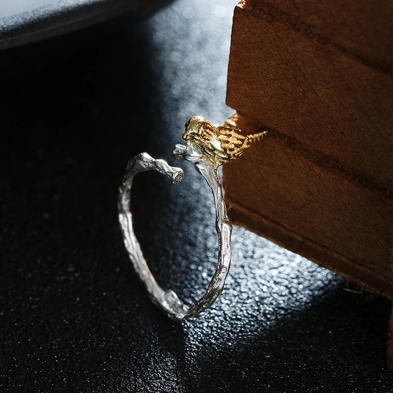 Кольцо унисекс из серебра 925 пробы регулируемого размера|jewelry anniversary gifts|jewelry