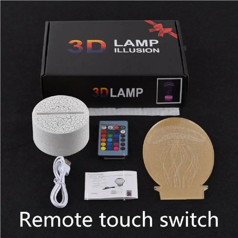 3d лампа в виде динозавра милая мультяшная детская игрушка светильник для